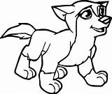 Wolf Coloring Pages Pup Printable Getcolorings sketch template