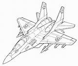 Coloring Mig 29 Fulcrum Pages Drawing Book Airport Jet Fighter Army Drawings Comments sketch template