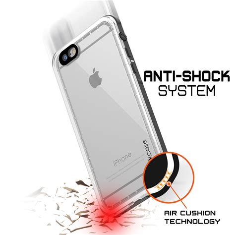 punkcase crystal white apple iphone  waterproof case punkcase