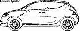 Ypsilon Lancia Fiesta Ford Vs Compare sketch template