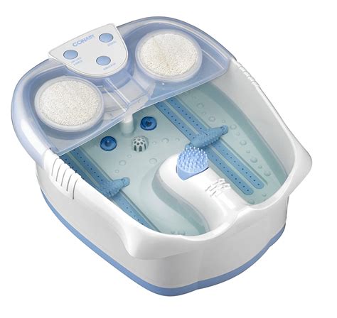 conair waterfall foot spa with lights bubbles and heat new free