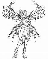 Winx Club Coloring Library Cartoon Believix Pages sketch template