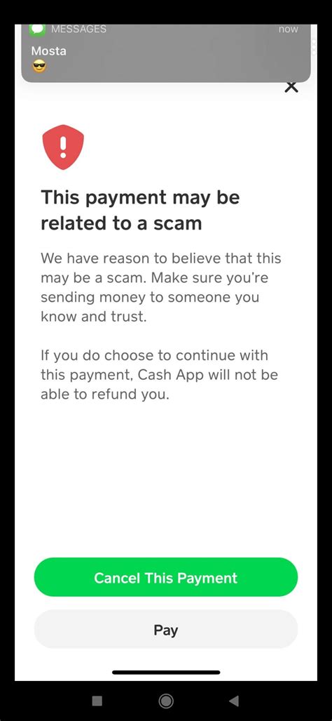 friend   send money  cash app   showing  payment  related  scam