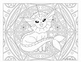 Vaporeon Pokemon Coloring Adult Pages Printable Windingpathsart Colouring Visit Mandala Pokémon Cute Sheets Choose Board sketch template