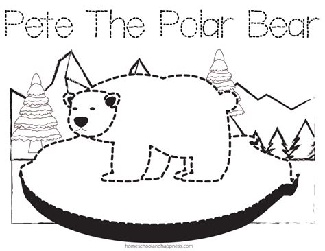 printable polar bear worksheets  kids
