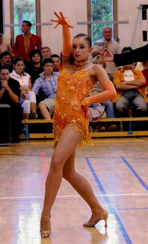 m413 orange rhythm dance dress for sale dreamgown
