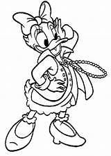 Duck Daisy Coloring Pages Color Kids Print Tales sketch template
