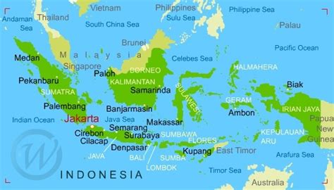 Map Of Cirebon Indonesia 88 World Maps