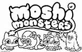 Moshi Monsters Coloring Pages Monster Printable Gila Kids Getcolorings Cool2bkids Getdrawings Print sketch template