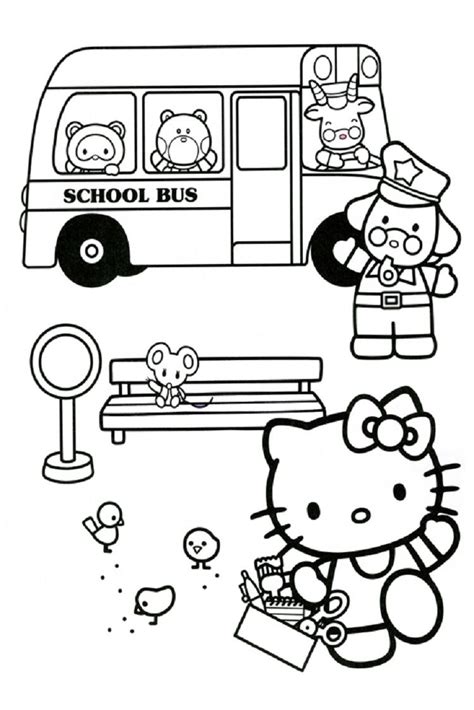 baby bus coloring pages
