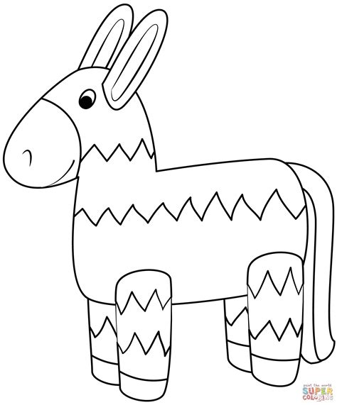 donkey pinata template printable