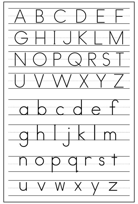 zaner bloser alphabet printable printable word searches