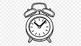 Clock Alarm Coloring Clocks Monochrome Pngwing Favpng sketch template