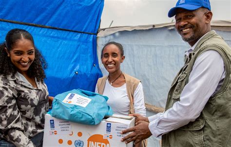 dignity kits  women  girls affected  conflict  northern ethiopia united nations