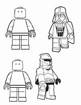 Lego Coloring Colouring Book Printable Party Pages Birthday Print Scribd Wars Star sketch template