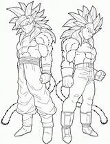 Coloring Pages Dragon Ball Goku Super Saiyan Popular sketch template