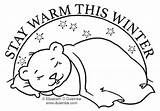 Coloring Bear Sleeping Blanket Dulemba Tuesday Pages Cold Hibernate Getcolorings Color Printable Print Warm sketch template