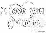 Grandma Birthday Coloring Happy Pages Mothers Printable Sheets Google Mother Quotes Grandpa Colouring Fathers Sayings Grandparents Kids Mom Quality High sketch template