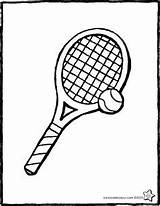 Tennisracket Tenis Raqueta Kiddicolour Pelota sketch template