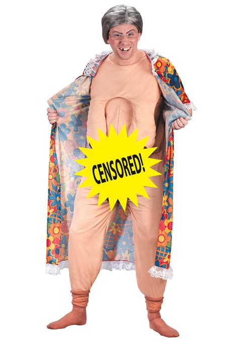 gropin old granny costume funny flasher costume