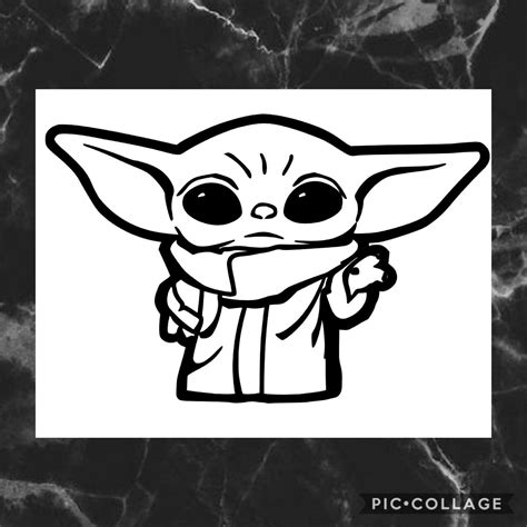star wars baby yoda coloring pages printable