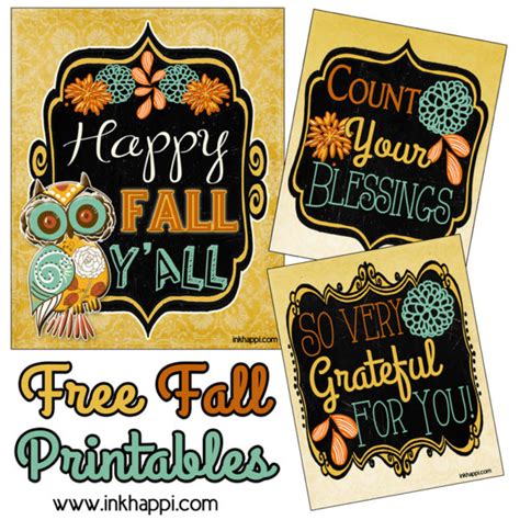 fall printable gift tags  show  gratitude inkhappi