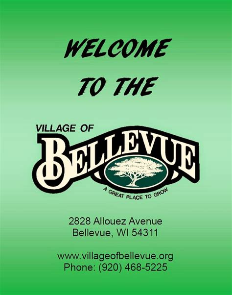 village  bellevue   bellevue pamphlet