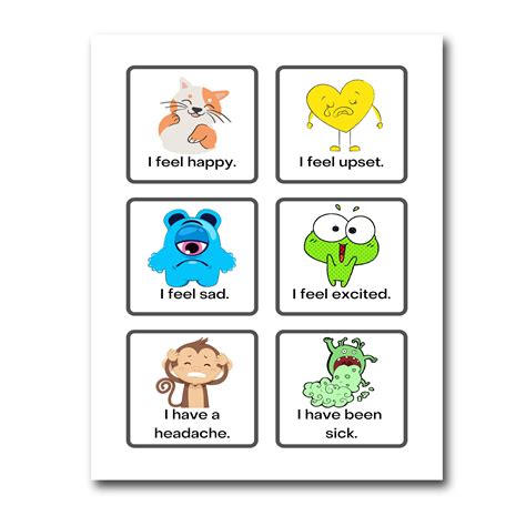 printable communication cards   verbal autism etsy uk