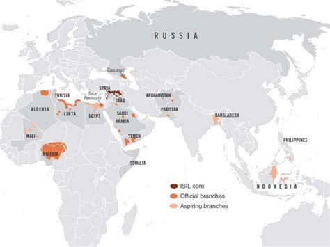 Terrorism Heat Map Shows Isis Network Spreading Across The World