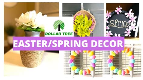 diy dollar tree spring easter decor ideas   youtube