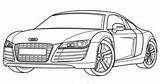 Audi R8 Ausmalen Voiture Szkic Colouring Rs6 Kolorowanki Gtr Desene Colorir Bugatti Rapido Furioso Posadas Colorier Gt Samochody Bleistift Seiya sketch template