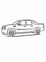 Cadillac Coloring Pages Printable sketch template
