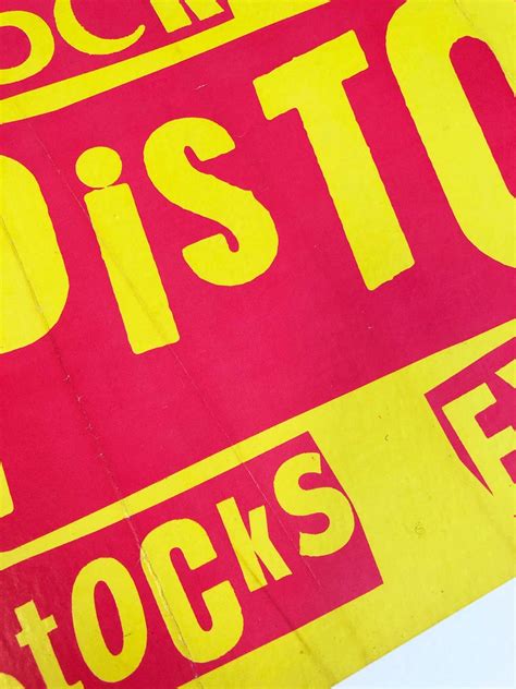 Sex Pistols Original Vintage Promo Banner Poster British 1977 For
