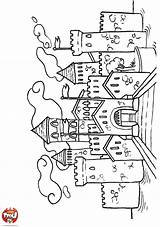 Coloring Castle Pages Color Book Chateau Sheets Kids Coloriage Dibujos Drawing Draw Château Fr Fairy Castles Tfou Magnolia Colouring Magique sketch template