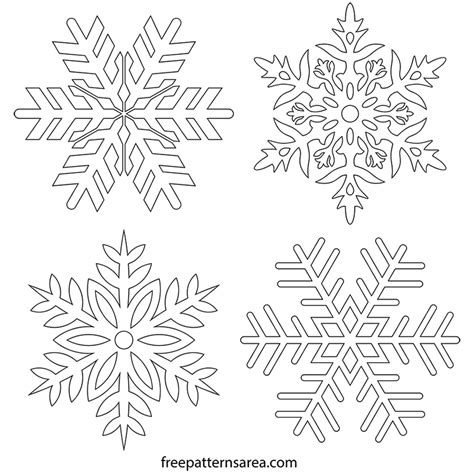 snowflake vector designs  svg png dwg