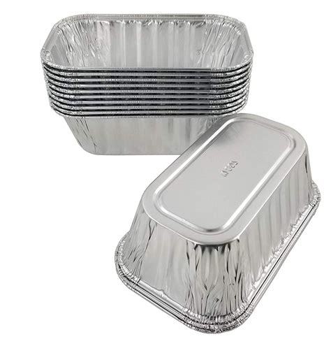lb aluminum foil mini loaf pan whigh dome lid pk foil panscom