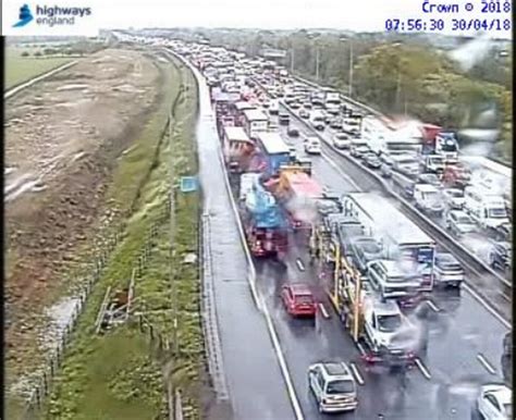 m25 dartford crossing crash and traffic held causing delays of up to three hours essex live