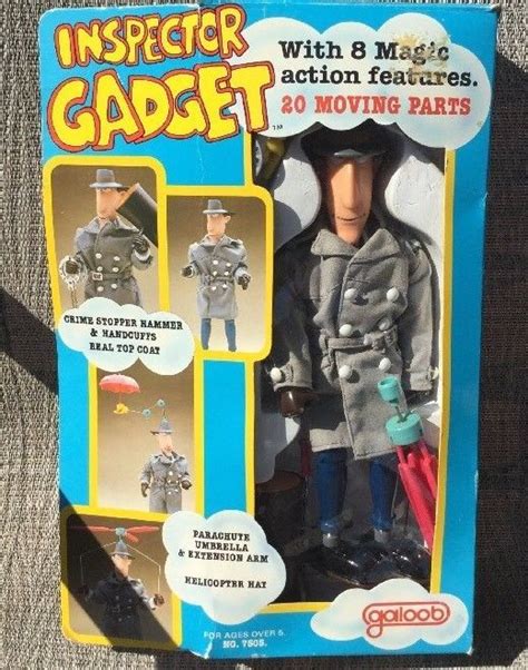 inspector gadget galoob figure toy action doll in the box inspector