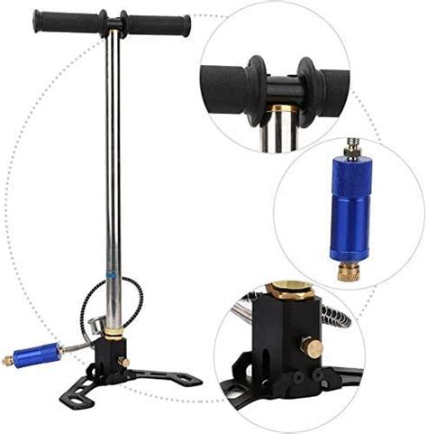 Buy 4 Stage High Pressure Hand Pcp Pump 40mpa 4500psi Air Filling