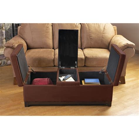 storage coffee table ottoman  living room  sportsmans guide