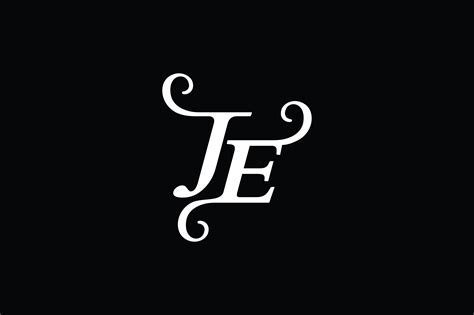 monogram je logo  afbeelding door greenlines studios creative fabrica