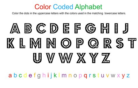 alphabet dot printables