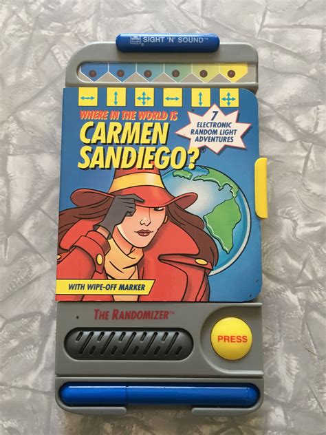 1993 Where In The World Is Carmen Sandiego Golden Sight Etsy Board