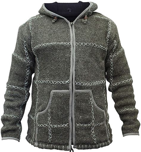 shopoholic fashion mens wool knitted jacket amazonca clothing accessories