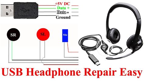 repair usb headphones usb headphone circuit understand easy youtube