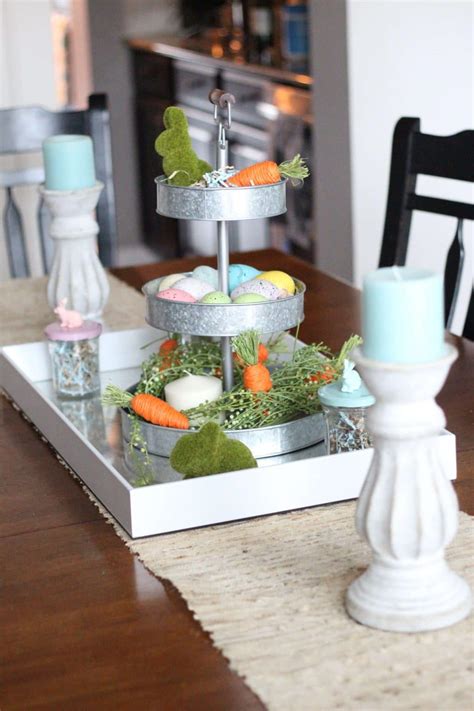 spring home  easter decor   easter menu