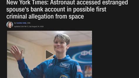 Space Crime Female Astronaut Accused Of The First Crime