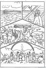 Noe Arca Samuel Biblia Noah Angeles Dominical Prikol 색칠 Creacion Azcolorear Biblicos sketch template