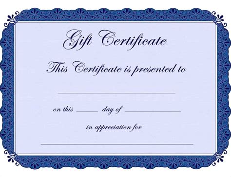 holidays gcg  homemade gift certificate templates printable gift