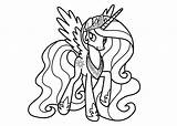 Coloring Luna Pages Mlp Princess Color Printable Revealing Print sketch template